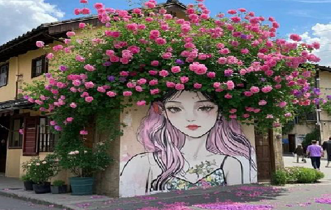 渝中怎么设计网红打卡墙绘