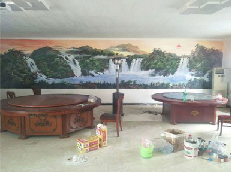 渝中墙绘-写实风景