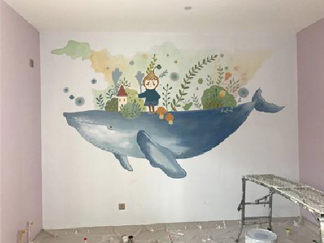 渝中手绘墙的特点及优势。